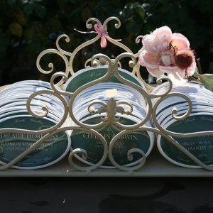 Targhetta  in ceramica senza asta